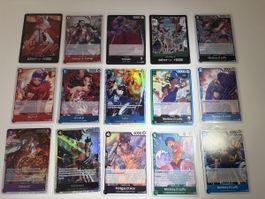 One Piece OP15•OP16•EB03•EB04 SR+R+Monkey.D.Luffy Sammlung💥