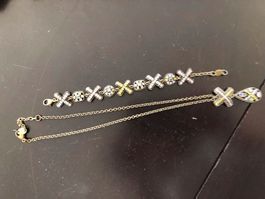 HALSKETTE UND ARMBAND FARBIG