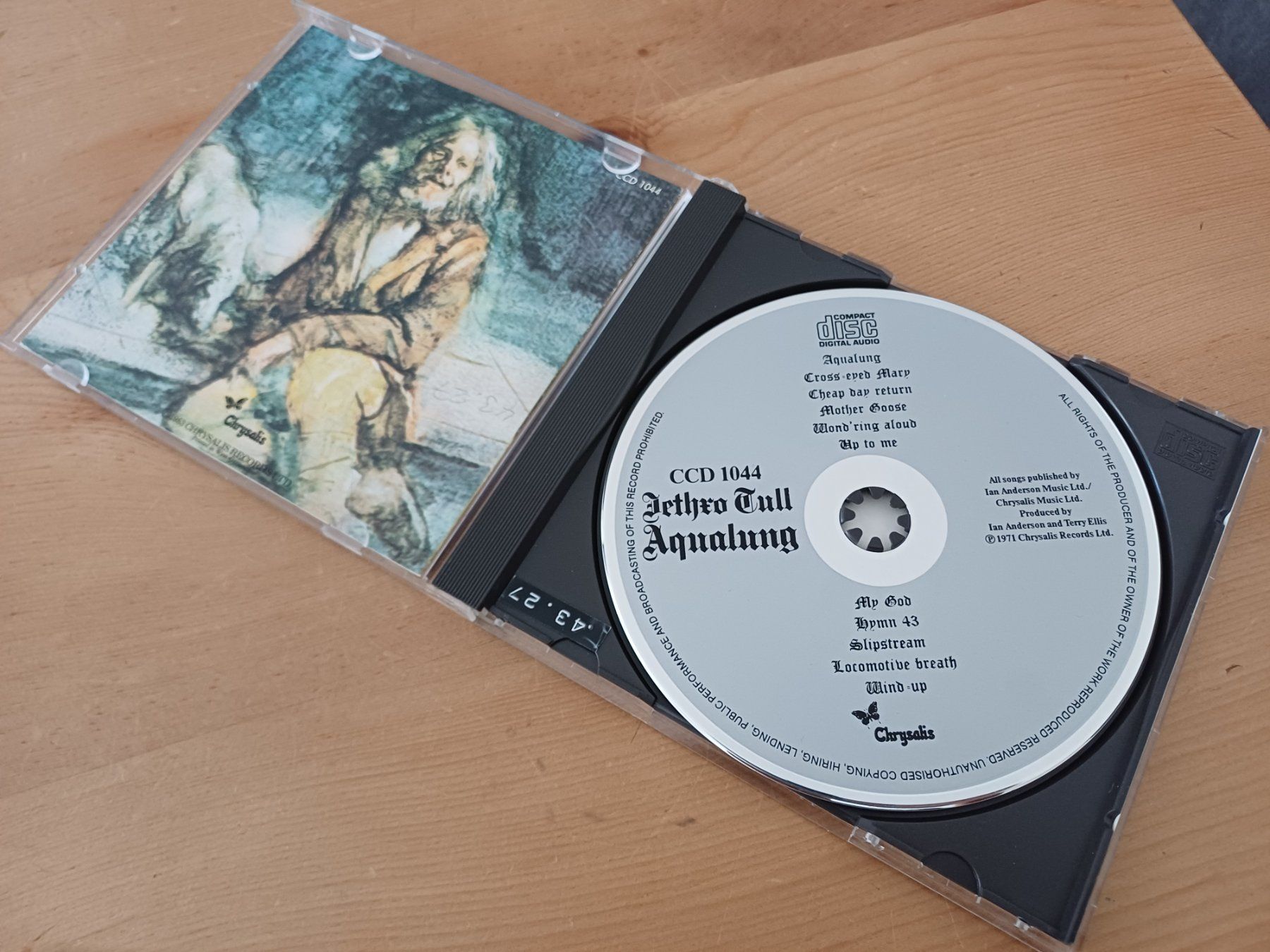 CD: Jethro Tull - Aqualung (Top Erstpressung!) – Usato da Jona venduto da Rreto71 2