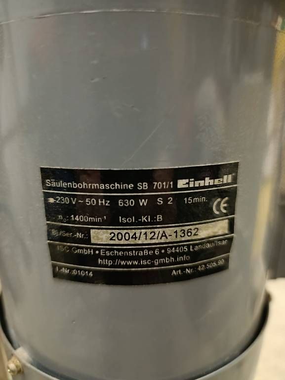 Einhell Trapani: Einhell Säulenbohrmaschine SB 701/1 – Usato da Arbon venduto da PeterAlexxx 3