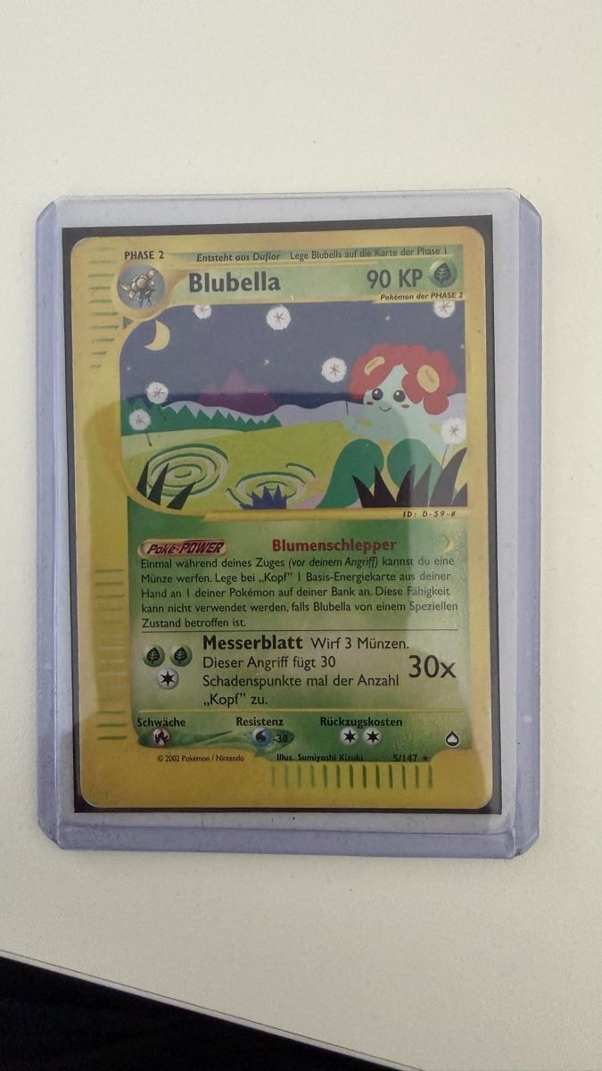 Pokémon Sammelbilder & Trading cards: Pokemon holo reverse blubella – Gebraucht aus Caslano von tuning21 2