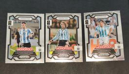 Martinez / Batistuta / Zanetti - Panini Prizm Monopoly - ARG
