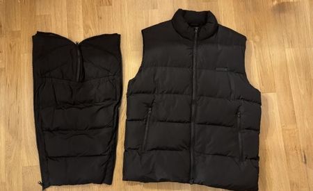 Seraphine Black Mens Babytrage Gilet Grösse Medium