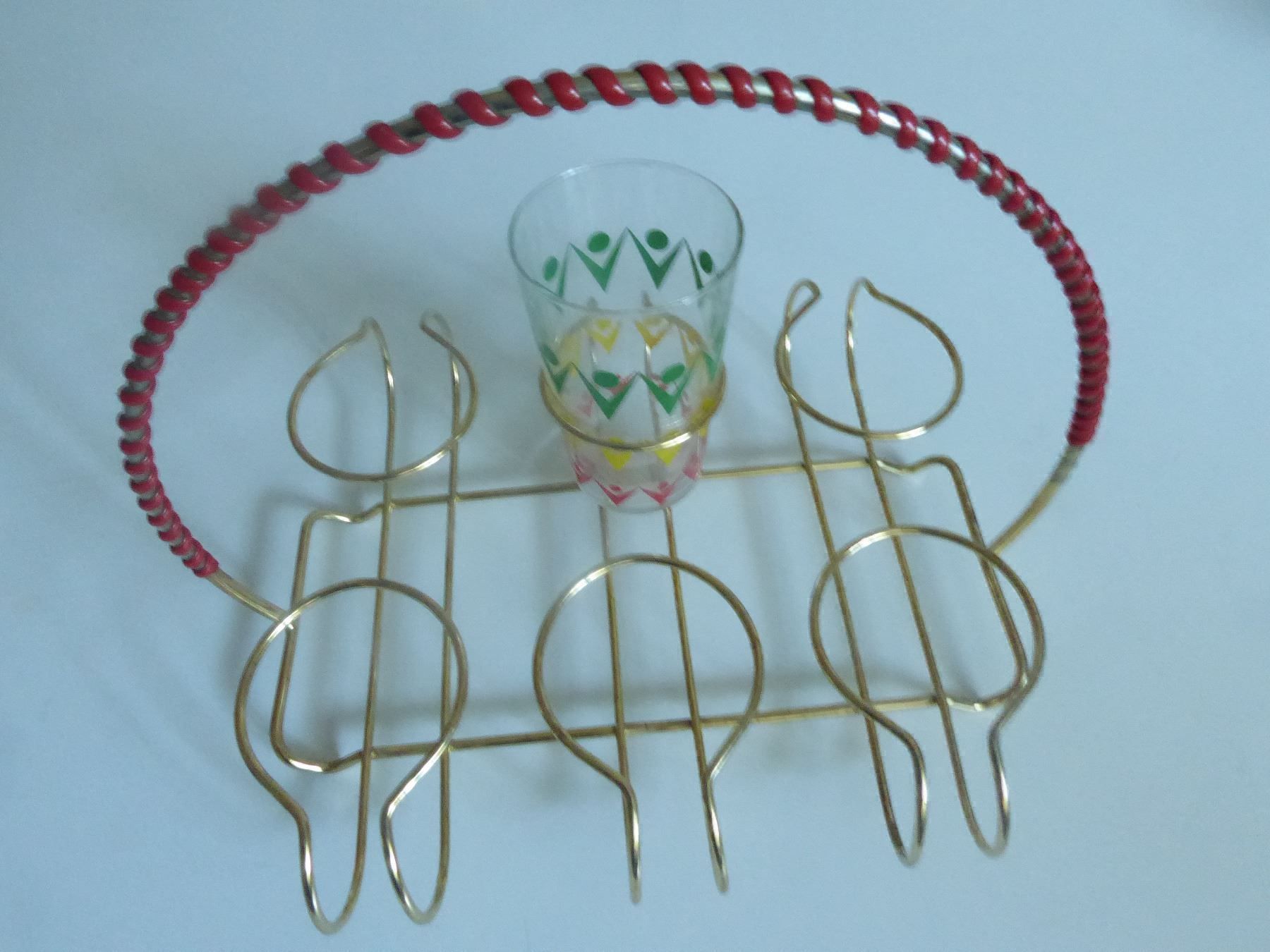 Sonstiges für Haushalt & Wohnen: alter Trinkglashalter 60er Vintage – Gebraucht aus Zürich von Chaeffeler 4