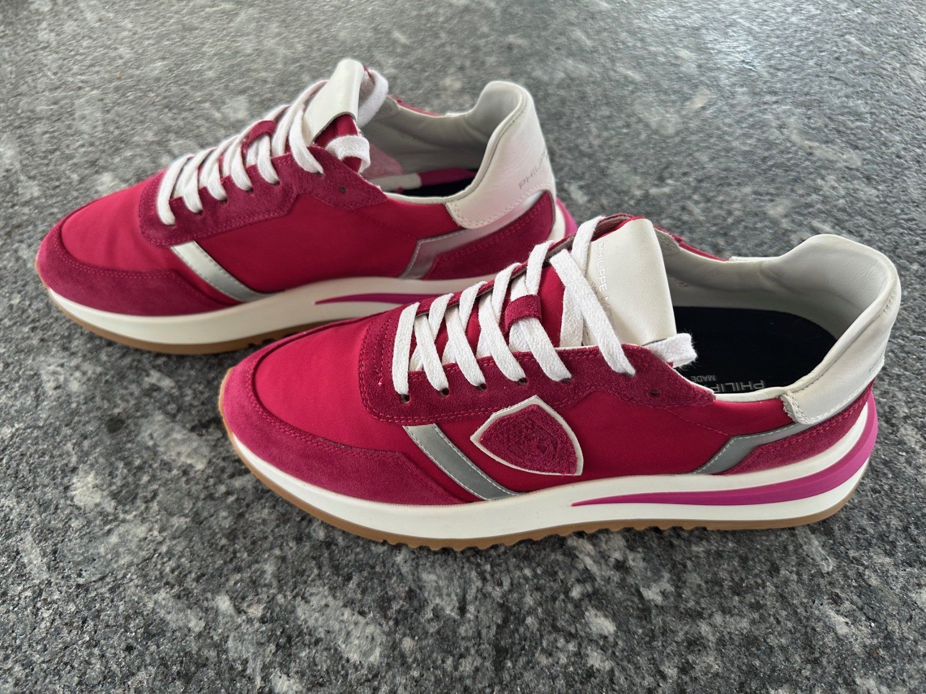 Damenschuhe: Original Philippe Model Sneaker Gr. 38 in rot - neu – Neu (gemäss Beschreibung) aus Watt von MilaKimba 3