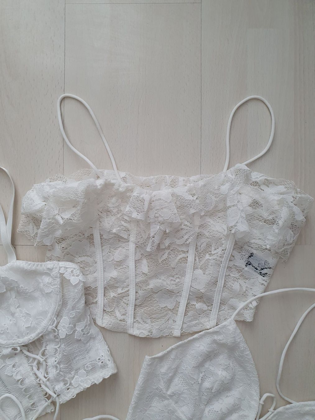 Tops: 4 helle Corsagentops Gr S – Neuf (Voir description) à Münsingen par BlackTears-3 2