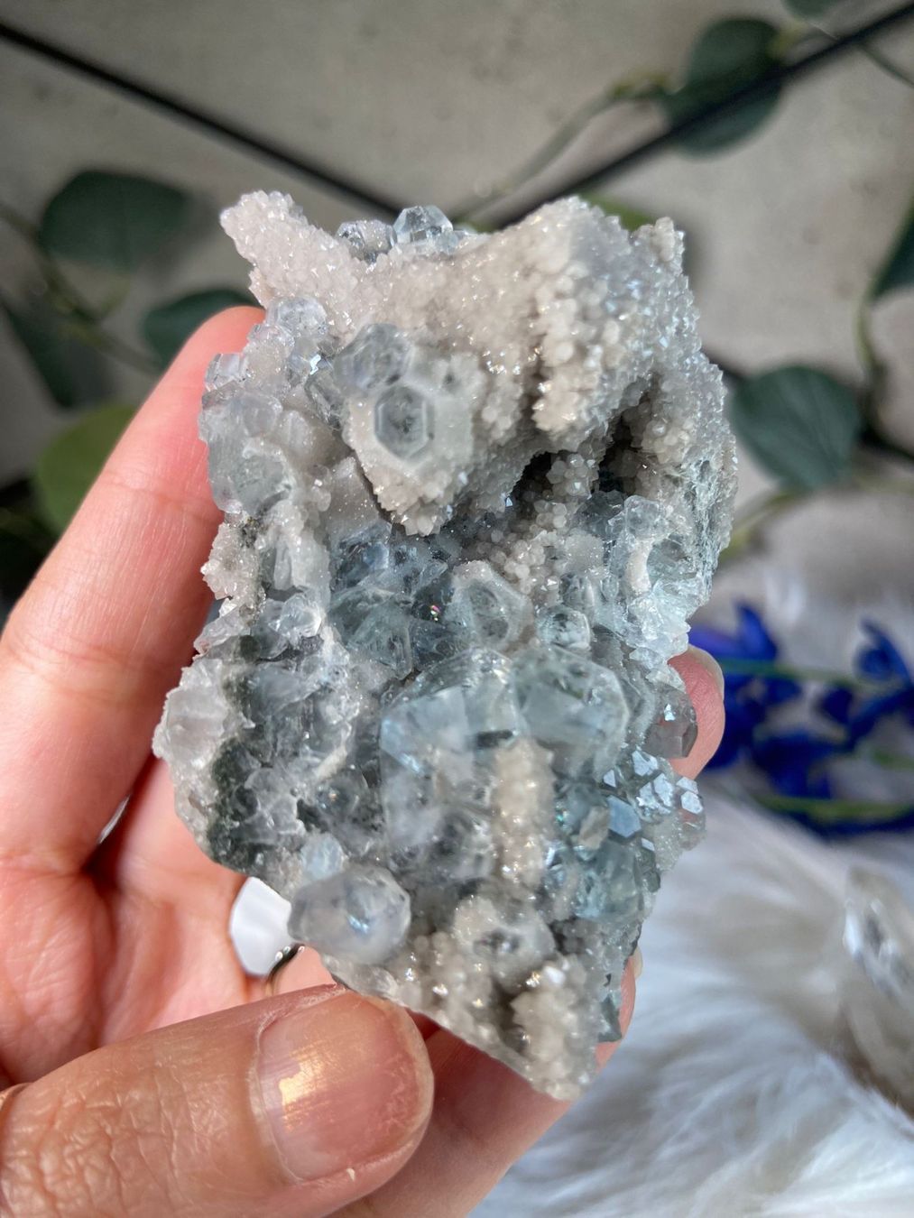 Edelsteine: Grüner Fluorit – Gebraucht aus Neuheim von m.hald 1