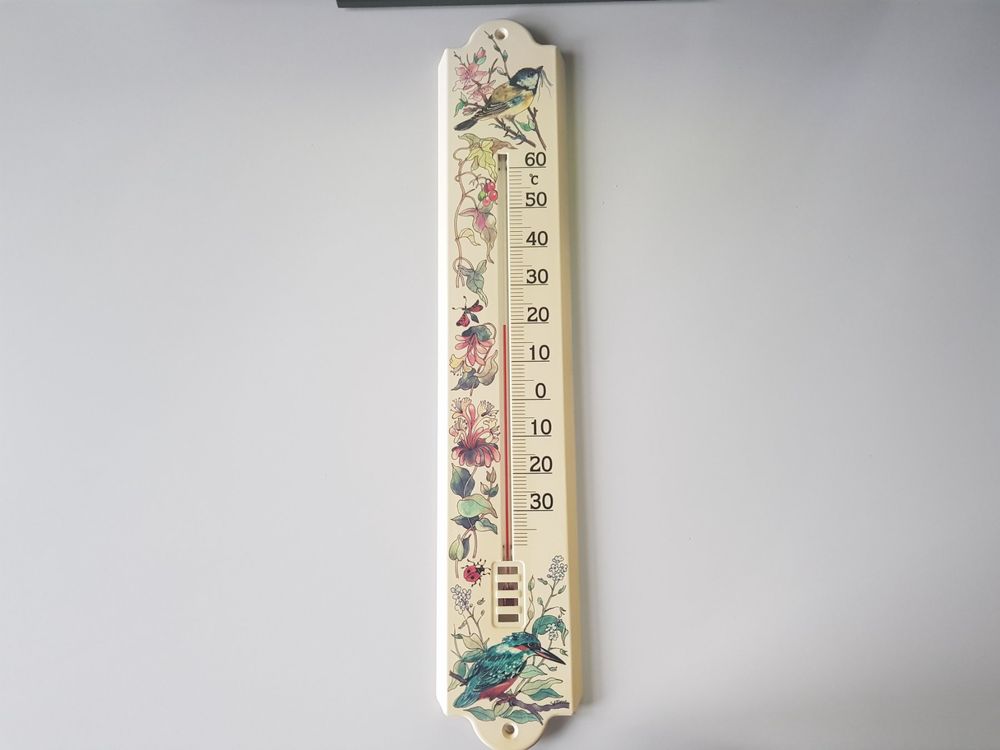 Thermomètre Mural Oiseau (boîte Cadeau) - Décoration Pratique Et Élégante