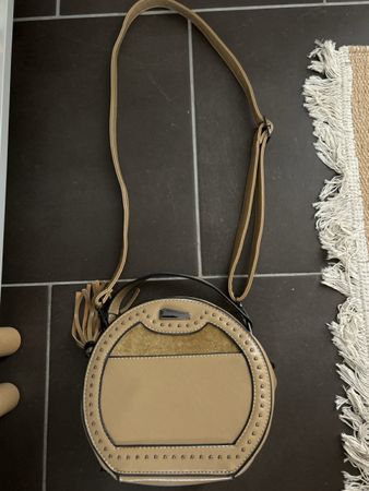Handtasche beige 