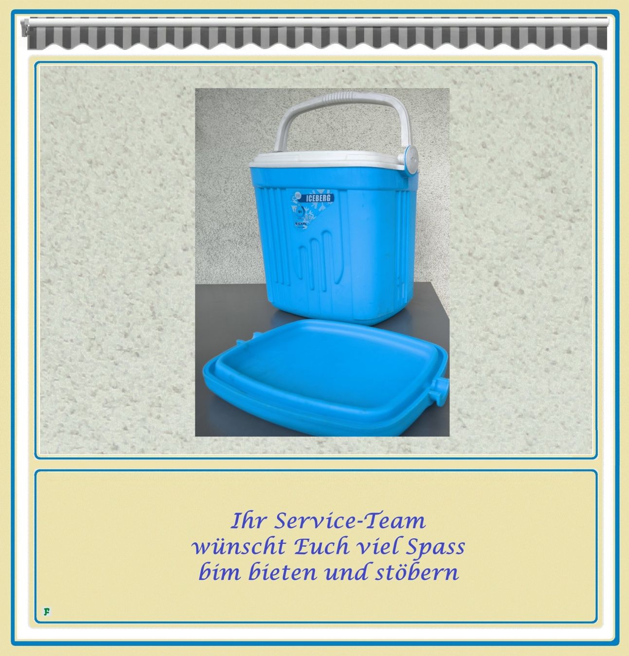 Kühlschränke & Kühlen: EDA ICEBERG 20L Kühlbox in blau/weiss – Gebraucht aus Münchwilen TG von FLOHMIFLITZER 3