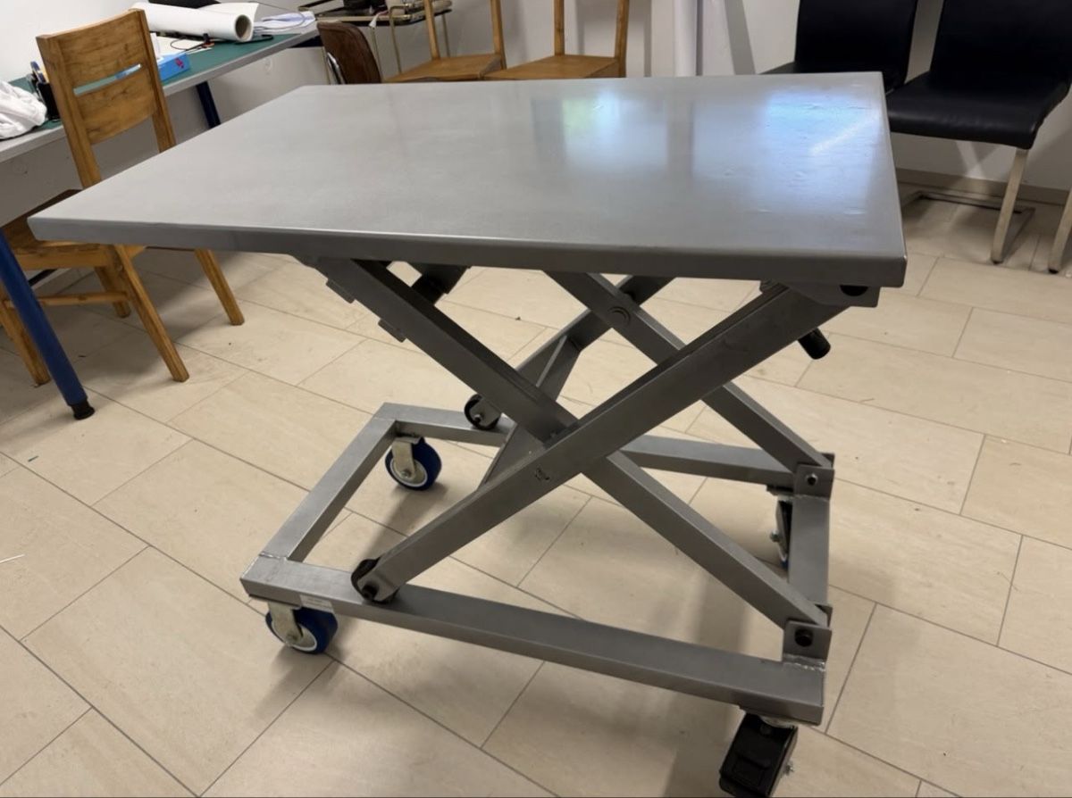 Tous les outils: Scherentisch mit Rollen verstellbar Metall grau – Neuf (Voir description) à Freienbach par fab_n6qp 2