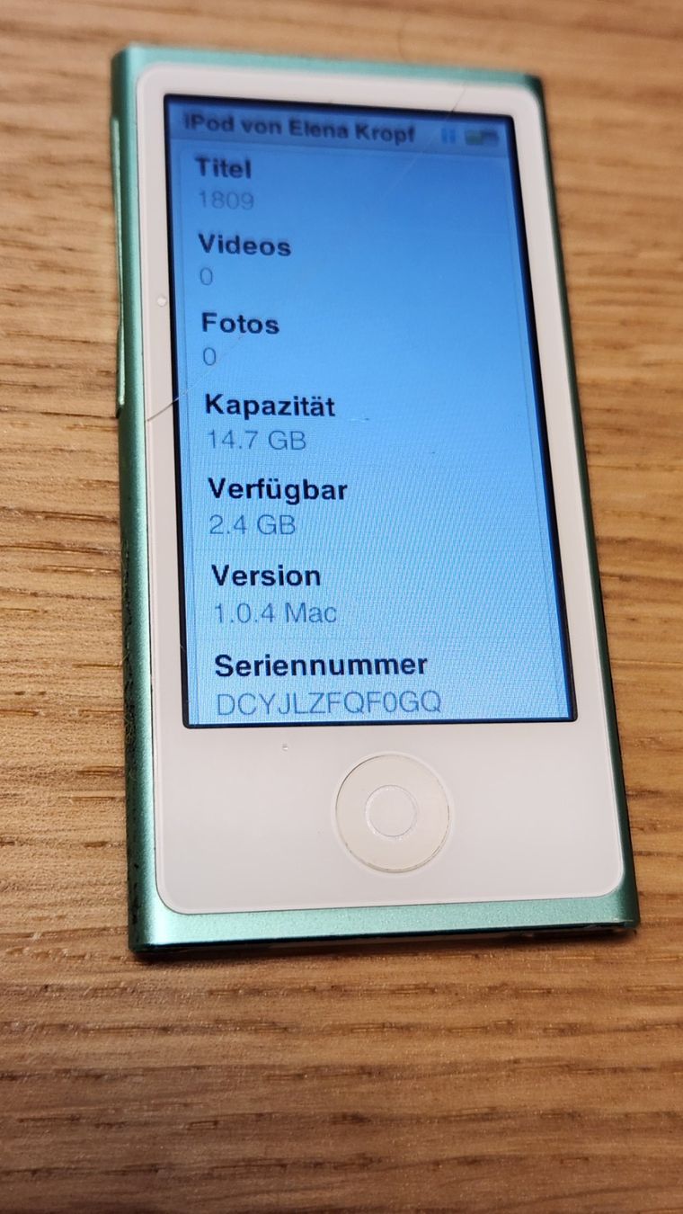 Apple Lettore multimediale portatile: iPod Nano 7th gen – Usato da Zollikofen venduto da lagavulin03 2