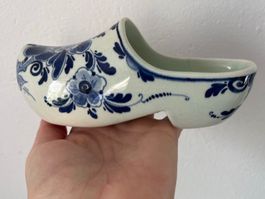 Delft Blue Pottery Shoe - Vintage Dutch Decor - Wall Hang