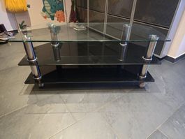 TV-Möbel / TV-Tisch aus Glas – modern