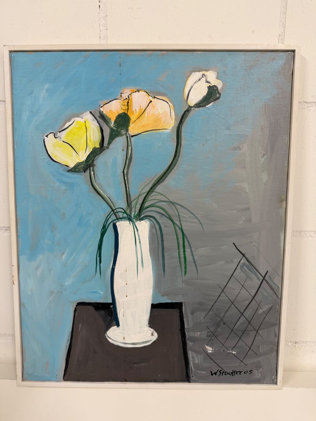 Dipinti: Stillleben Ölgemälde von Walter Stauffer – Usato da Basel venduto da PAUL_ART