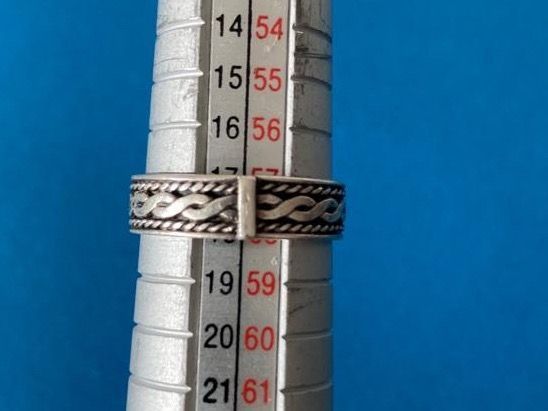 Anelli: Silberring zopfdesign schmal (58) – Usato da Laufen venduto da Futuremarket 6