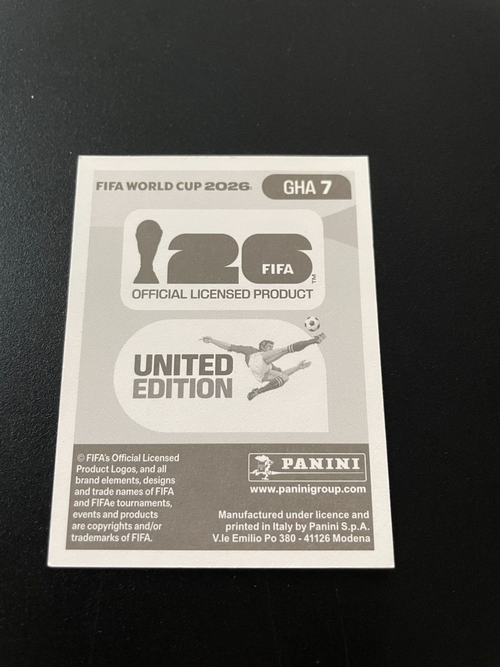 Panini Cartes à collectionner: FIFA WM 2026 Sticker GHA 7 – D'occasion à Fahrwangen par Venez 1