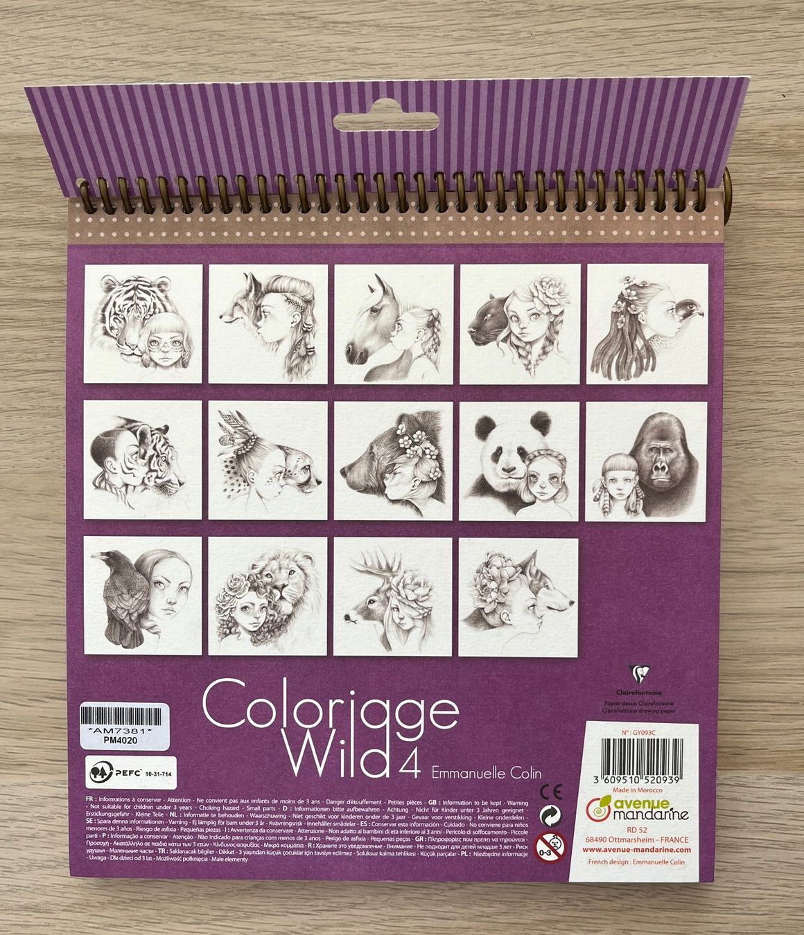 Libri: Coloriage Wild 4 - Emmanuelle Colin – Nuovo (secondo la descrizione) da Fiez venduto da vivianne21 1
