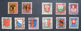 PJ 1918 - 1921 4 Sätze gestempelt
