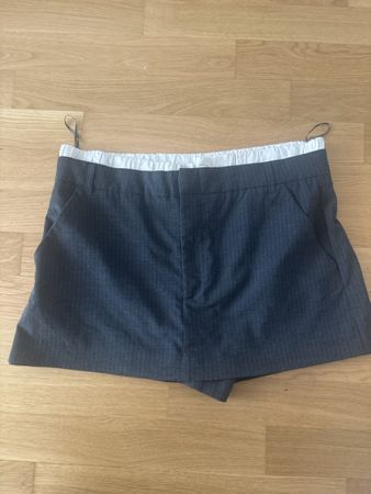 Damen Skort gestreift grau kurz guter Zustand Grösse M