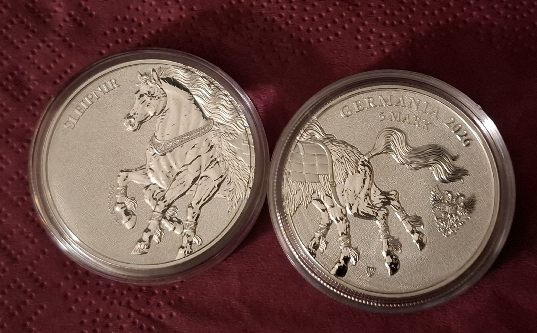 Toutes les monnaies: 1 Oz Silber Sleipnir 2026 - Germania Mint  – Neuf (Voir description) à Leibstadt par Oxygen73 2