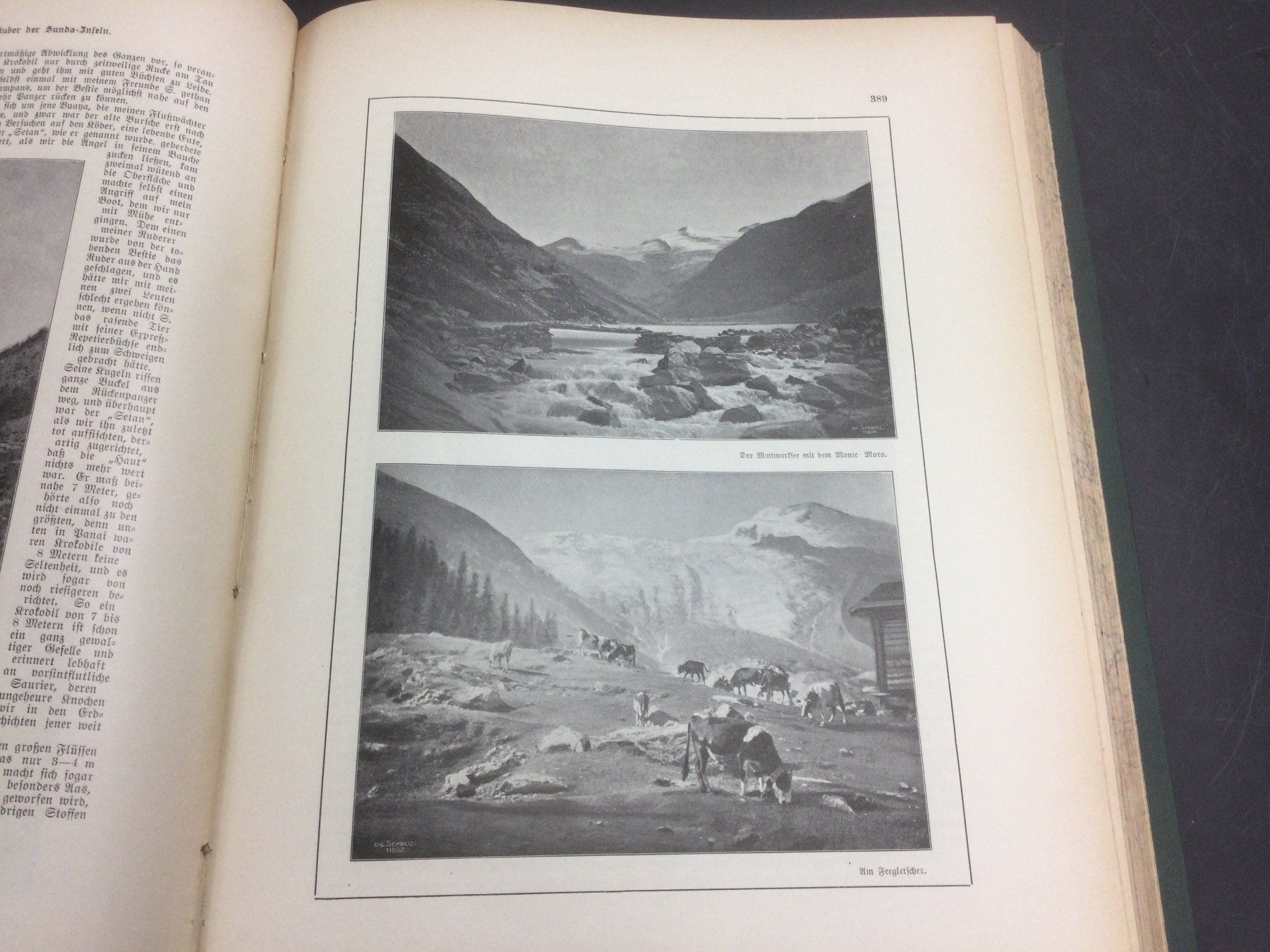 Outils anciens: Feegletscher Saasthal Schweizer Illustrierte Zeitschrift – D'occasion à Wangen SZ par kuriosum12 2
