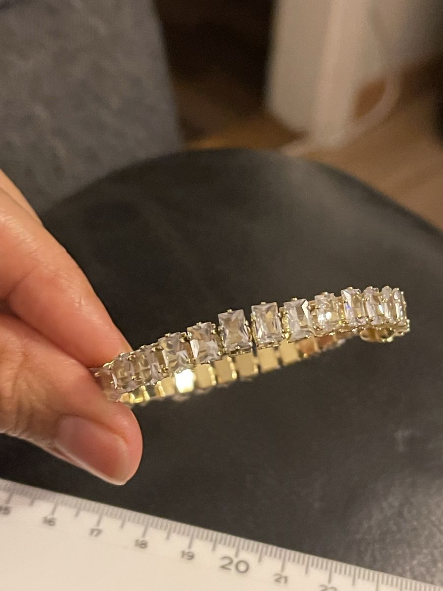 Armbänder & -reifen: Bracelet doré avec strass comme neuf  – Neu (gemäss Beschreibung) aus Kloten von Vermicelles 6