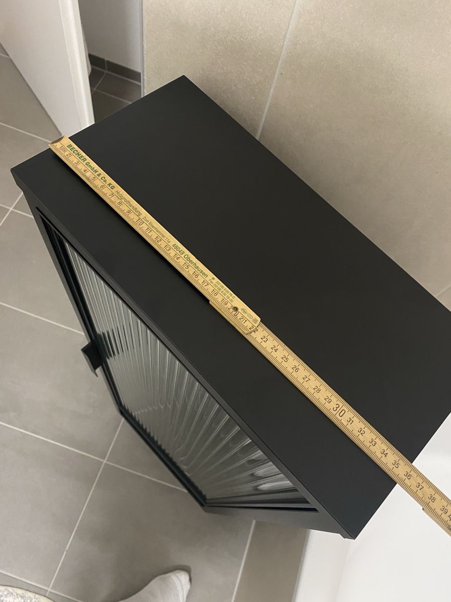 Ikea Kommoden: Schwarzer Schrank mit Glaseinsätzen IKEA – Neu (gemäss Beschreibung) aus Wetzikon ZH von rit_ramtr 8