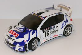 Tamiya RC Peugeot 206 WRC 4WD 1:10 Chassis TA03F-S - selten