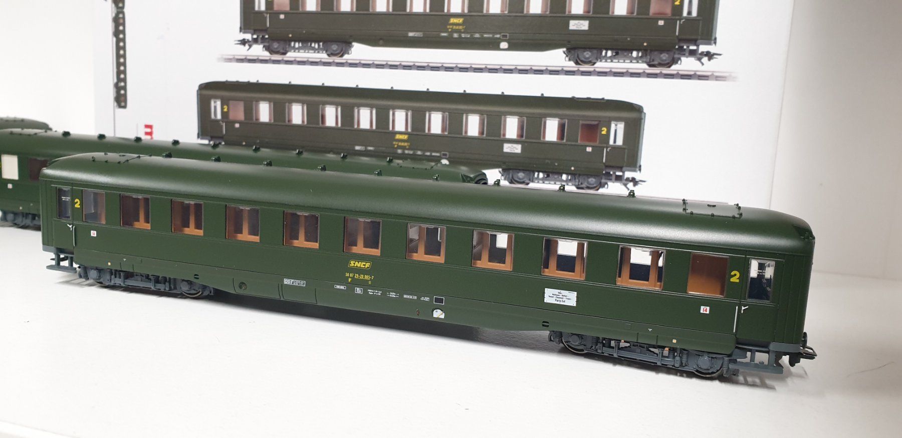 Märklin Modellini di ferrovie: Märklin SNCF Wagenset mit LED 43230 – Nuovo e nell'imballaggio originale da Geroldswil venduto da TopTrain54 4