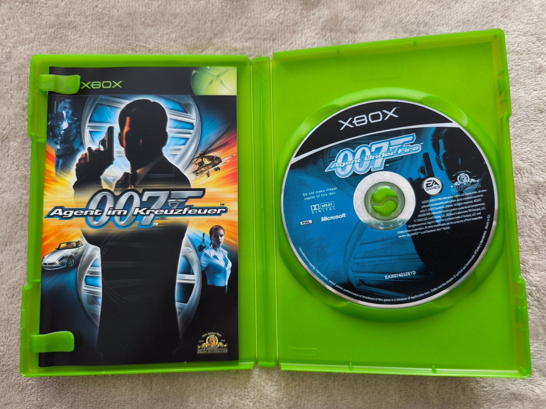 Microsoft Giochi: 007 Agent im Kreuzfeuer XBOX PAL – Usato da Winterthur venduto da Dr.Pepper01 2