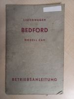Oldtimer Bedienungsanleitung Betriebsanleitung Bedford CAV