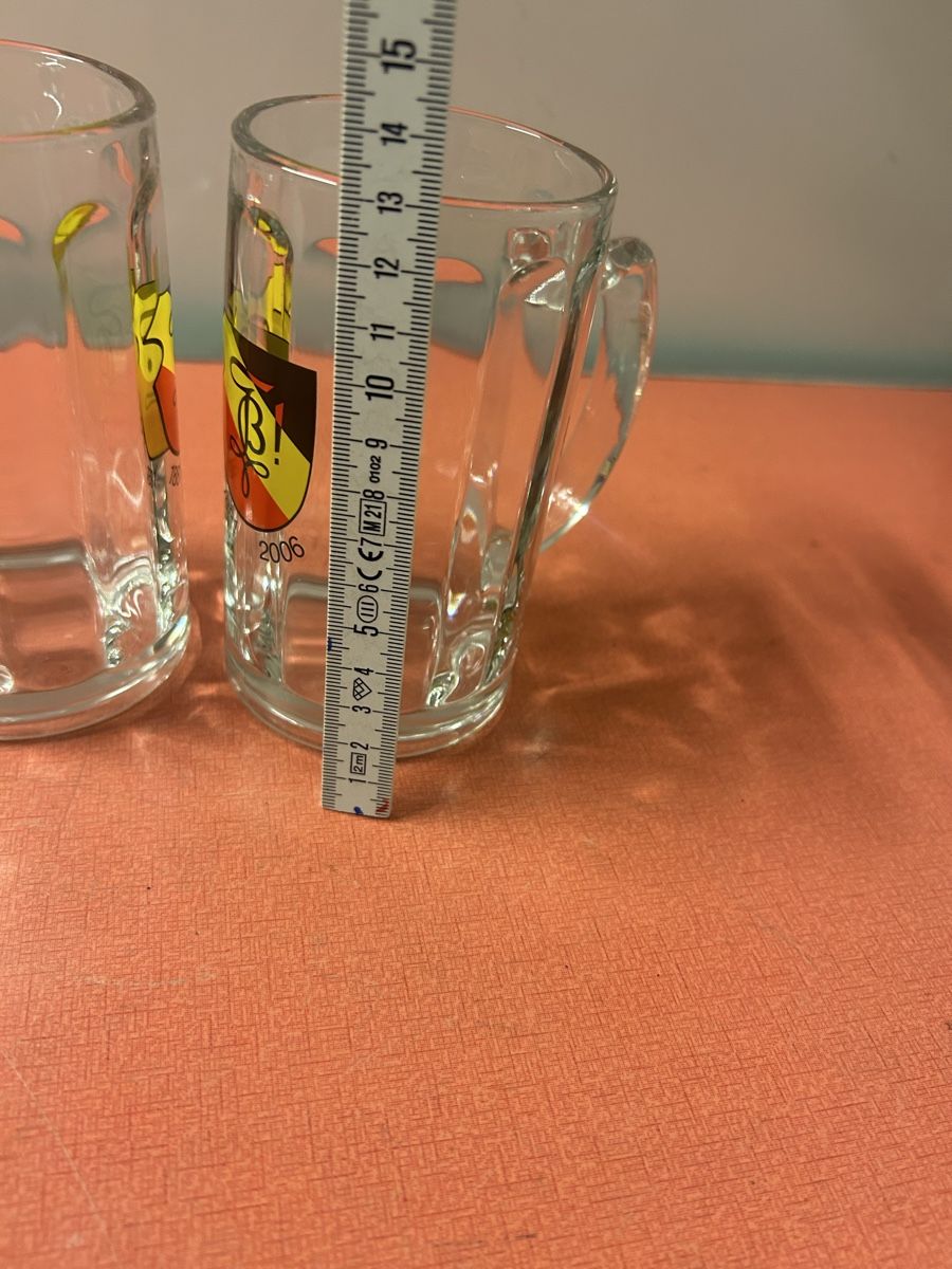 Gläser: 2 Biergläser mit Wappen 2006 ca. 13 cm.  hoch – Gebraucht aus Lanzenhäusern von vic63 4