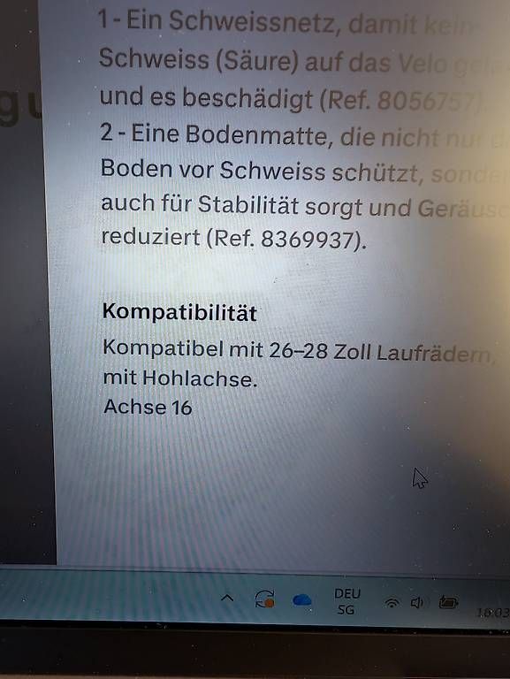 Hometrainer: Rollentrainer von Btwin, Decathlon – Usato da Oberwil BL venduto da lisagautschi 1