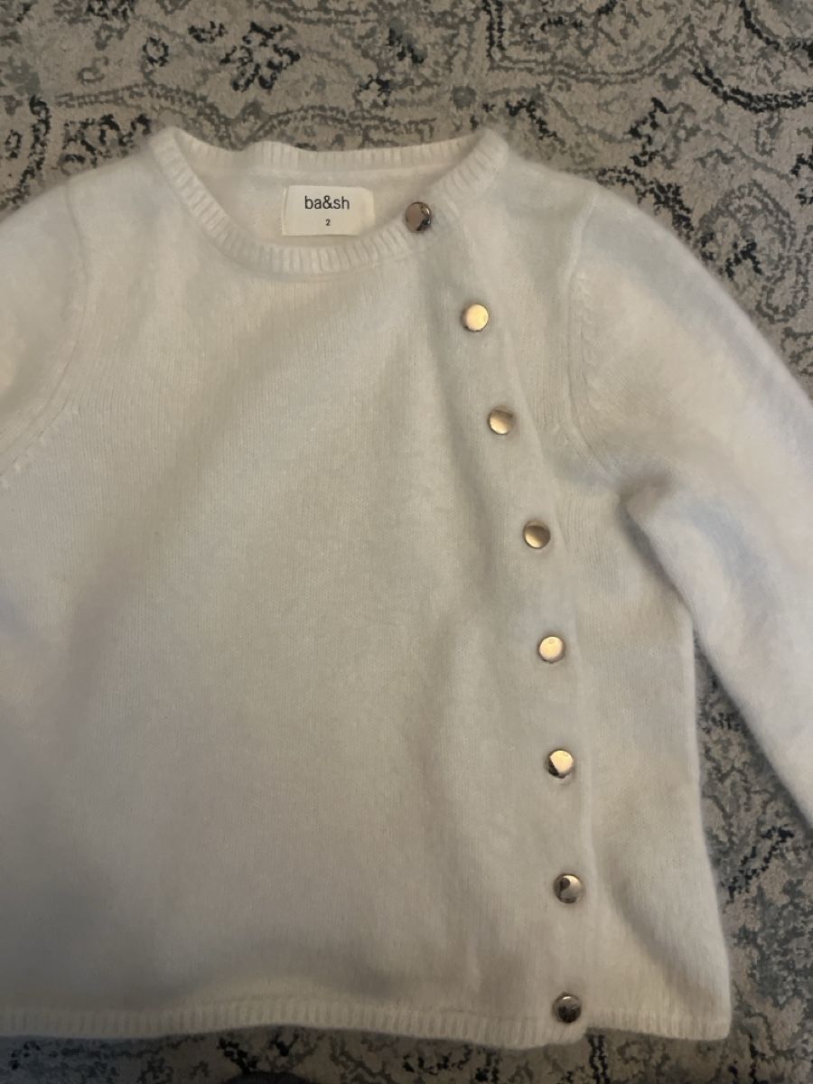Ba&Sh Pullover & Sweatshirts: Pull ba&sh modèle BUBBLE blanc taille 2 en angora – Gebraucht aus Genève von mar_mkc7 1