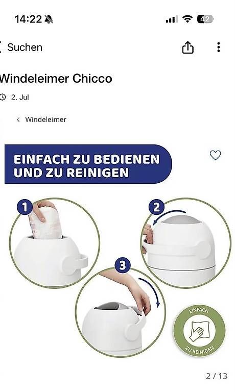 Abfalleimer: Windeleimer – Gebraucht aus Schaffhausen von iri_6yrz 3