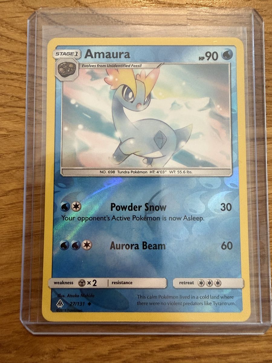 Pokémon Sammelbilder & Trading cards: Amaura 27/131 – Gebraucht aus Amriswil von sim_nlb6