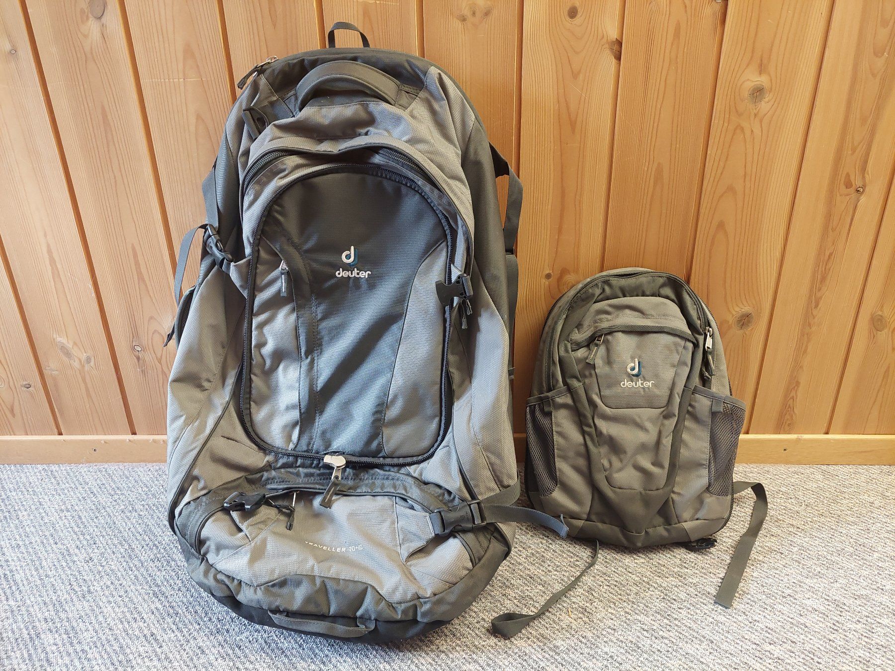 Deuter Zaini: Deuter Traveller 70+10 Reiserucksack – Usato da S-chanf venduto da diascha 2