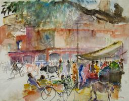 GRITTER Hans (Amsterdam 1942) - JAIPUR Indien India - 1985