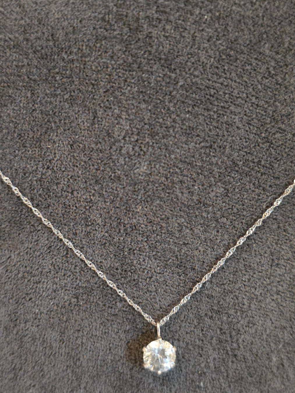 Catenine: 850 Platin Kette mit 0.50ct Diamanten – Usato da Binningen venduto da lieblingsstyle 1