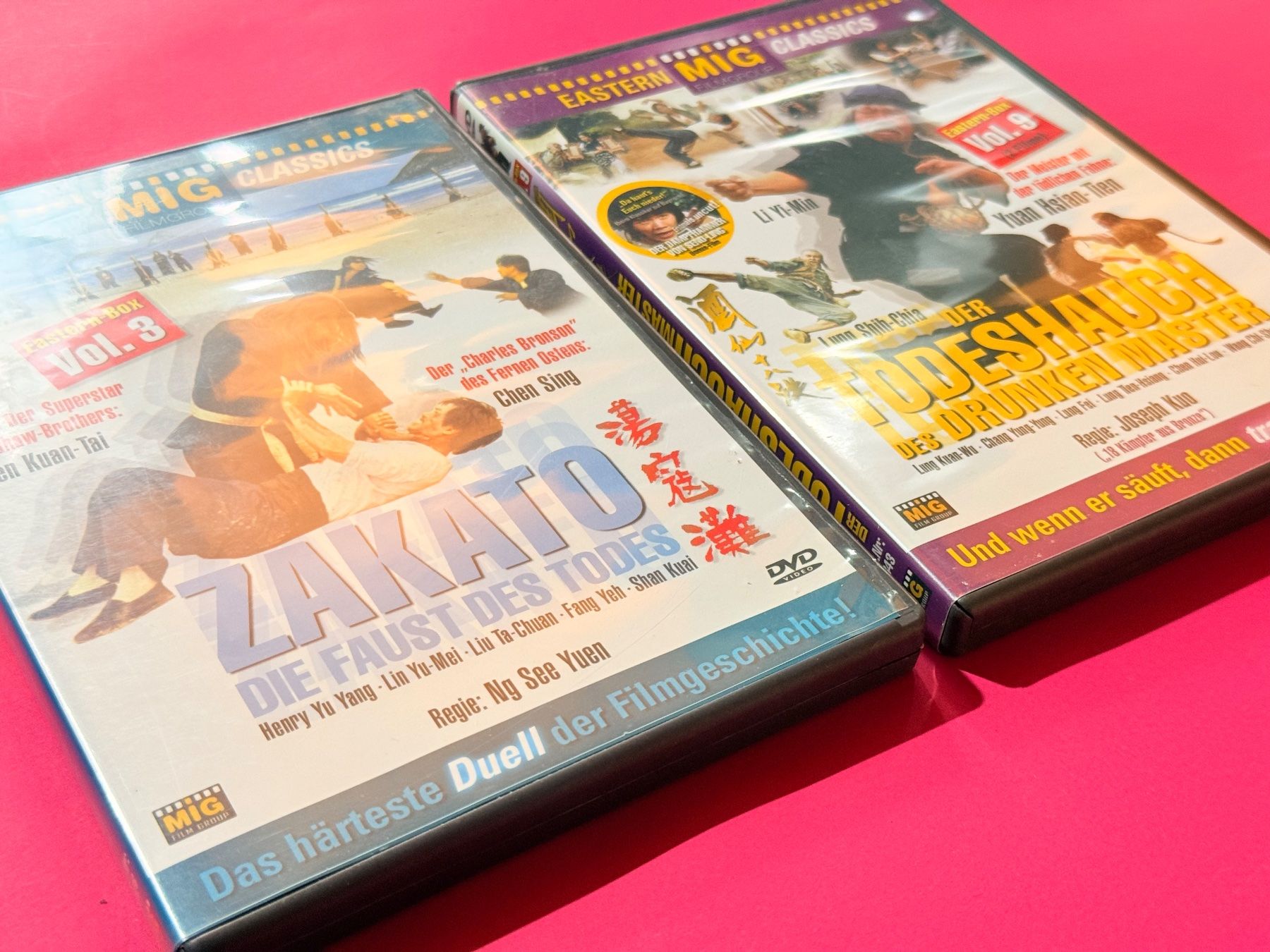 Alle DVDs: Eastern MIG Classics Zakato & Drunken Master DVDs – Gebraucht aus Zuerich von SonderArt-Wertgut 1