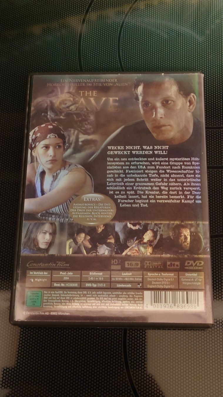 Tutti i DVDs: The Cave – Usato da Zug venduto da Hockey12 1