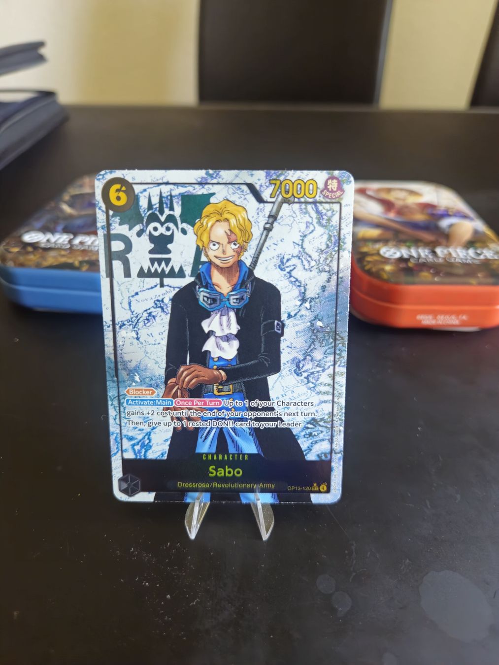 Bandai Carte collezionabili: One Piece TCG - Sabo SEC AA OP13-120 – Nuovo (secondo la descrizione) da Bern venduto da Michael-06