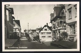 Walzenhausen, Blick in die Dorfstrasse