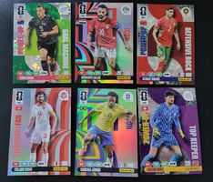 Lot de 6 cartes panini coupe du monde 2026