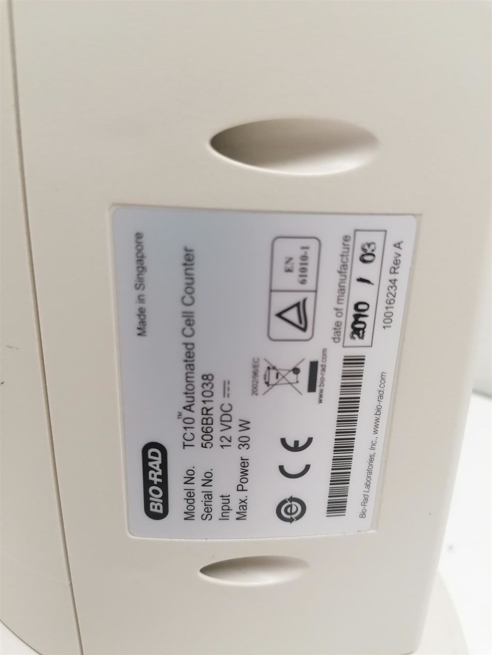 Laborzubehör: BIO RAD TC10 Automated Cell Counter def. – Defekt aus Niederdorf von LeptonAG_Labor 1
