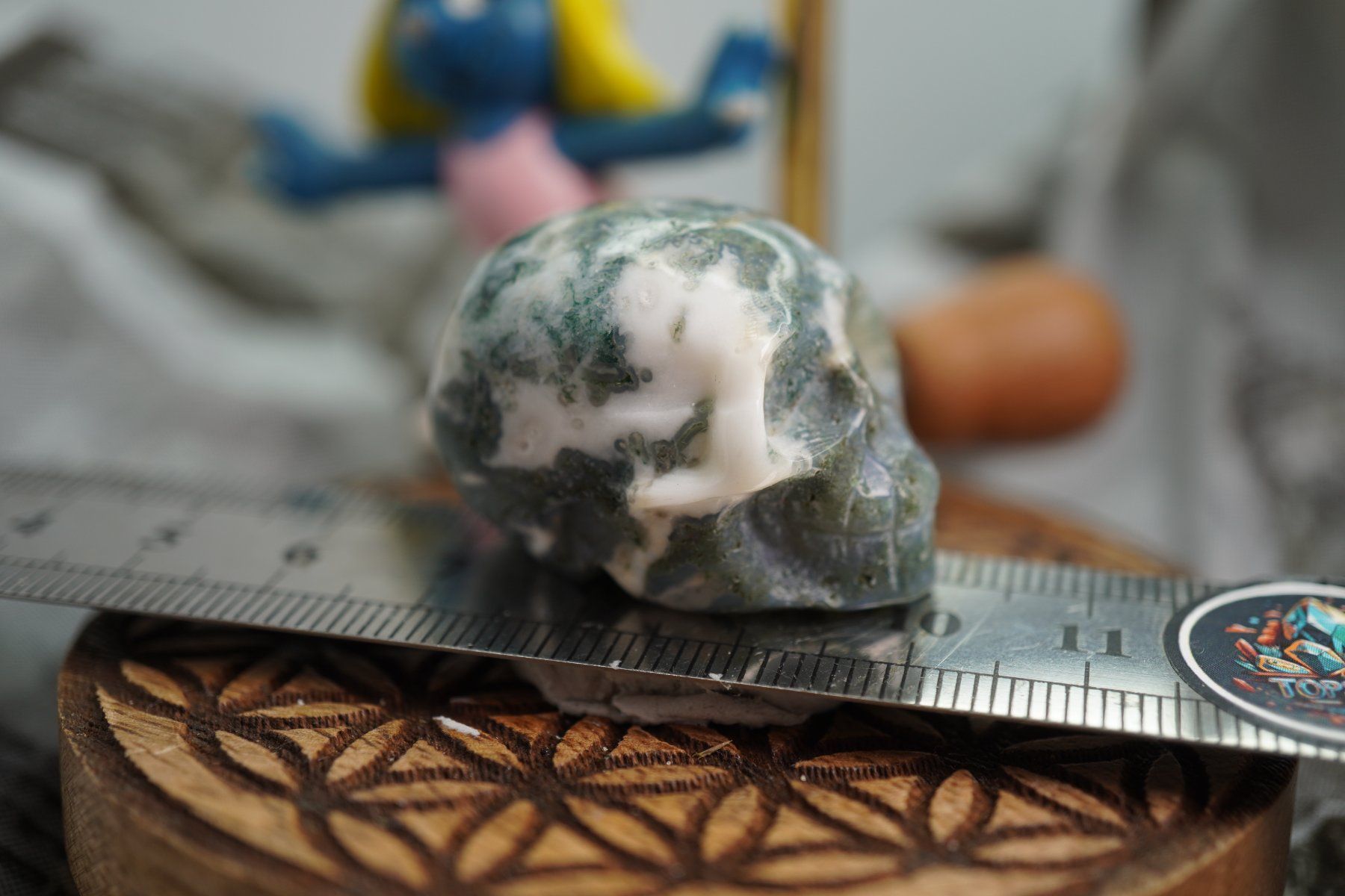 Minerali & Pietre curative: Baum Jaspis       Skull     ab  1.-     Räumung – Nuovo e nell'imballaggio originale da Eschenbach SG venduto da topstone 1