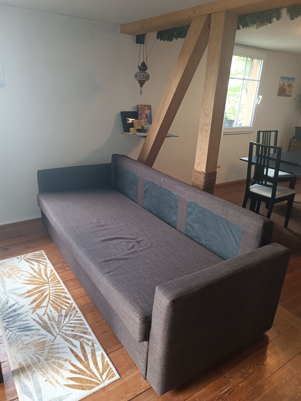 Ikea Divani: Schlafsofa braun mit Bettkasten – Usato da Horw venduto da Uriel2 3