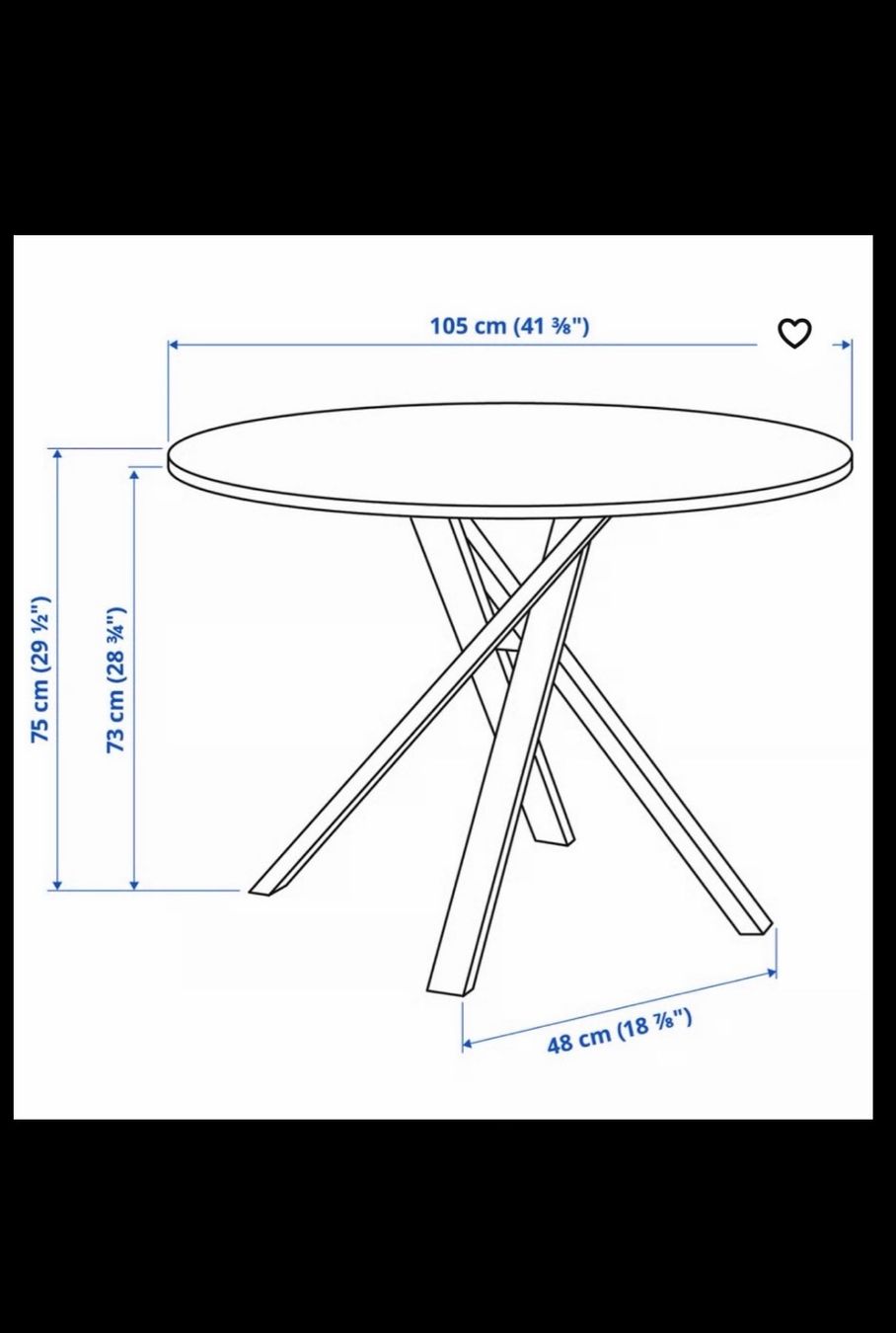 Ikea Tische: MARIEDAMM Tisch - IKEA – Gebraucht aus Bern von CheetahPaw 2