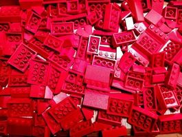 Lego 150 Rot Haus Dachteile -A49